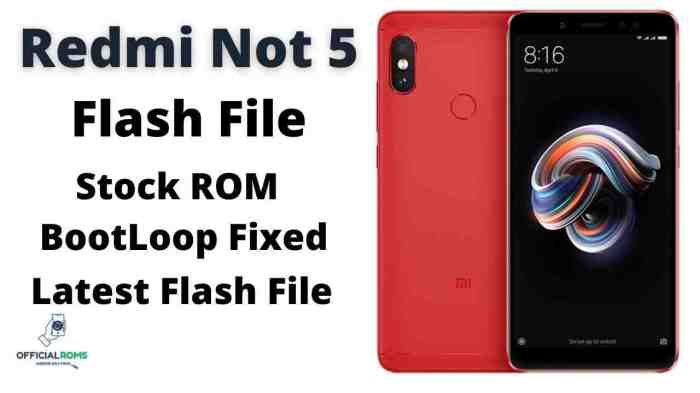 Flash redmi note 5