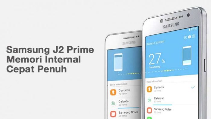 Kenapa hp samsung j2 prime memori internal cepat penuh