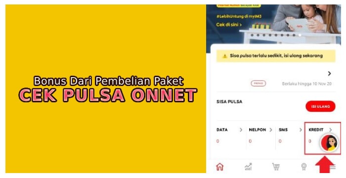 Cara menggunakan pulsa onnet