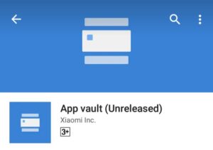 App vault xiaomi