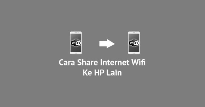 Cara membagikan wifi di hp oppo