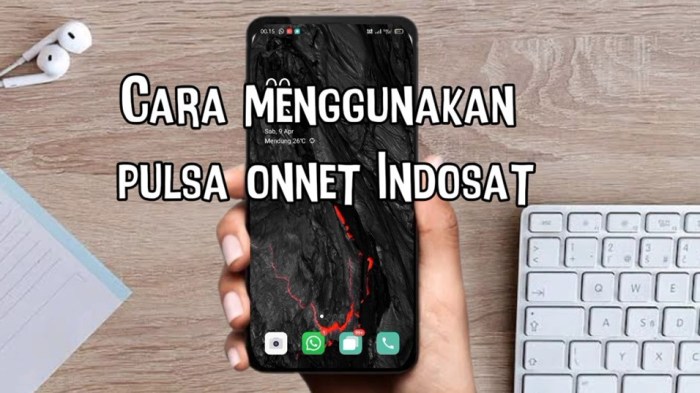 Cara menggunakan pulsa onnet