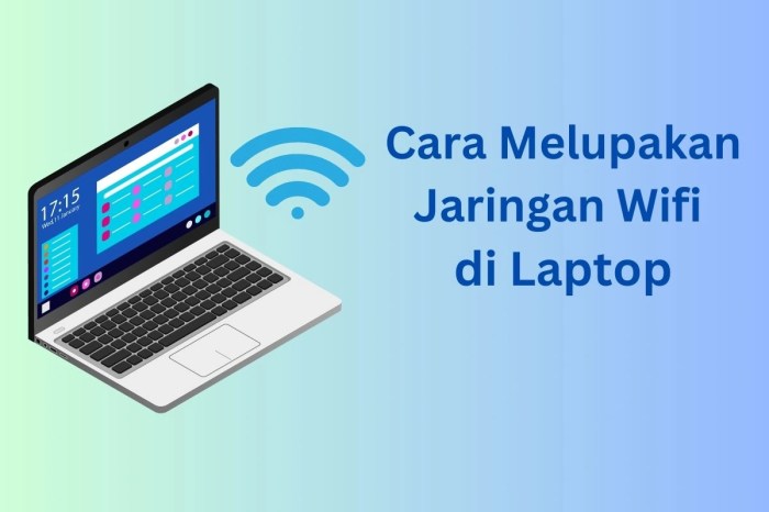 Cara melupakan jaringan wifi di iphone