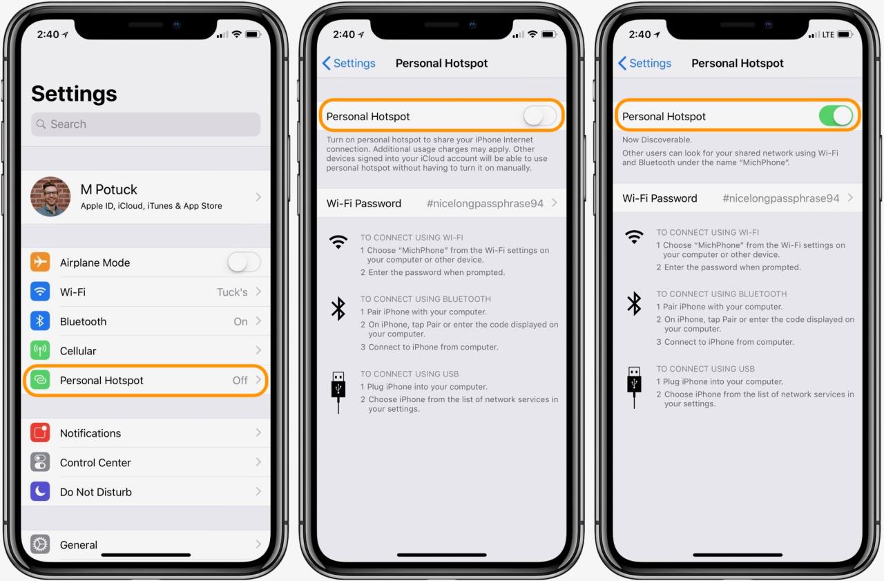 Cara menyalakan hotspot di iphone 11