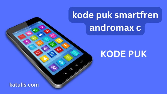 Kode puk dapatkan