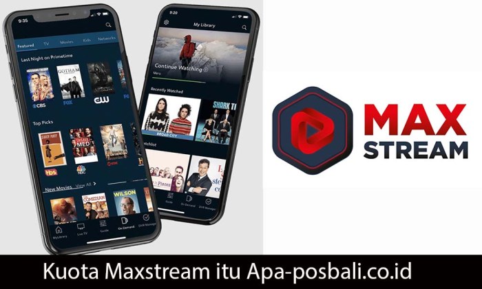 Videomax kuota cara maxstream