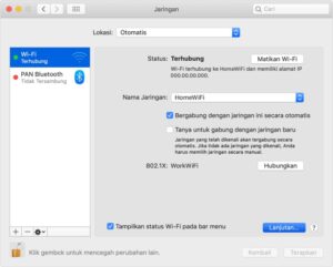 Cara melupakan jaringan wifi di iphone