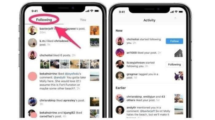 Cara melihat aktivitas orang di instagram