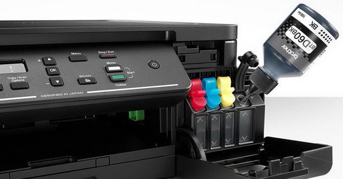 Cara mengisi tinta printer brother mfc j3520