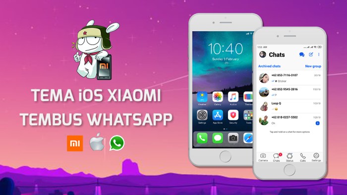 Tema xiaomi yang merubah whatsapp