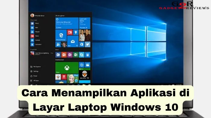 Aplikasi di laptop tidak bisa dibuka