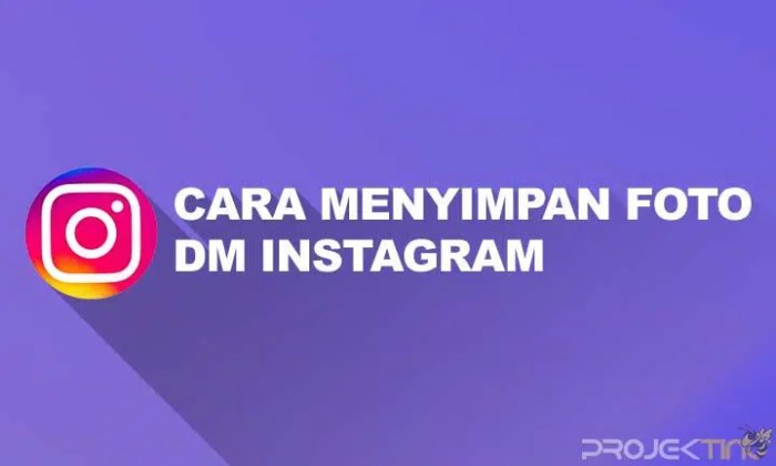 Cara menyimpan foto dari instagram