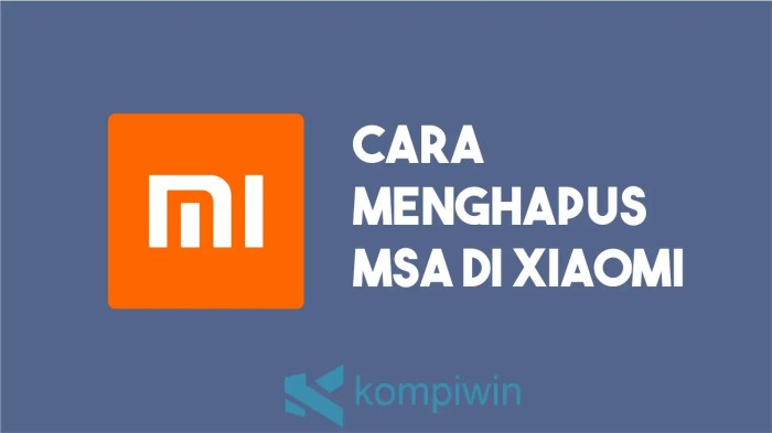 Msa xiaomi adalah