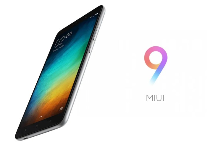 4g redmi note 3 pro miui 9