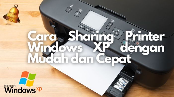 Cara sharing printer windows xp