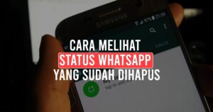 Kenapa status wa sudah dihapus tapi masih ada