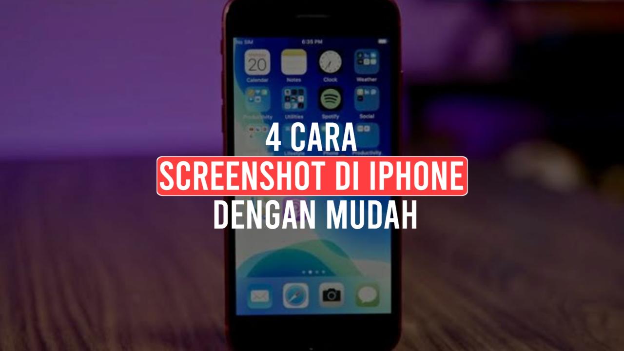 Cara screenshot iphone 7