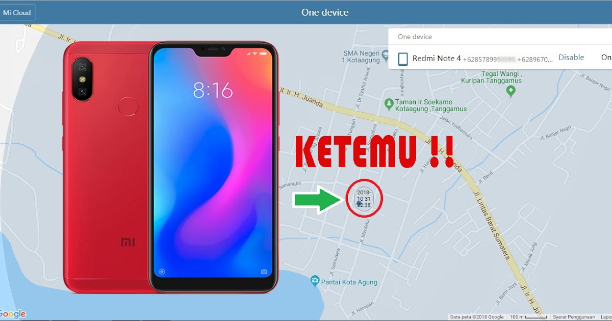 Cara melacak hp xiaomi