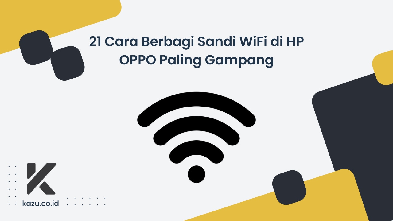 Cara berbagi sandi wifi di hp oppo