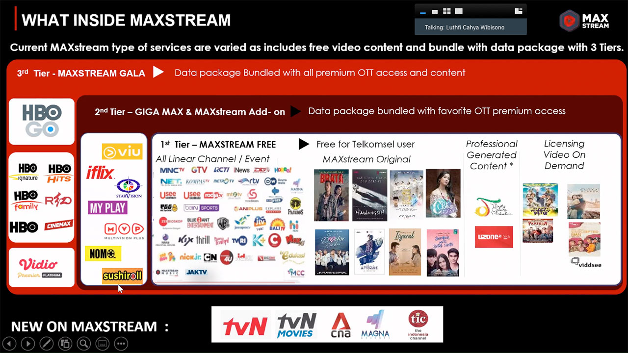 Maxstream artinya