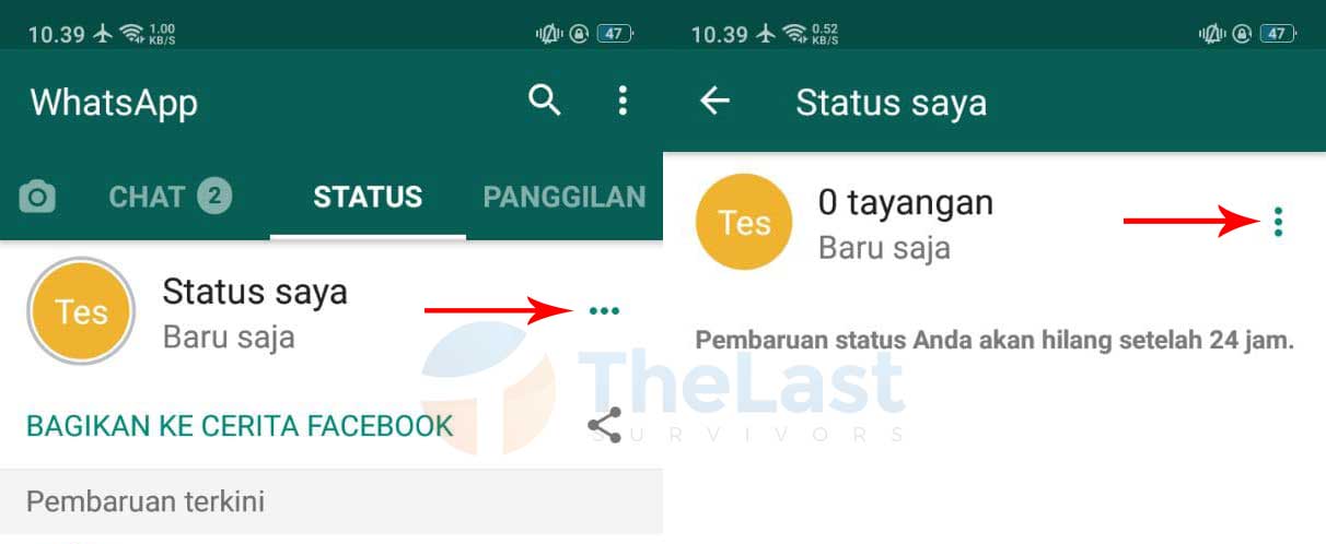 Status wa tidak bisa dihapus