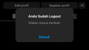 Instagram tiba tiba keluar sendiri