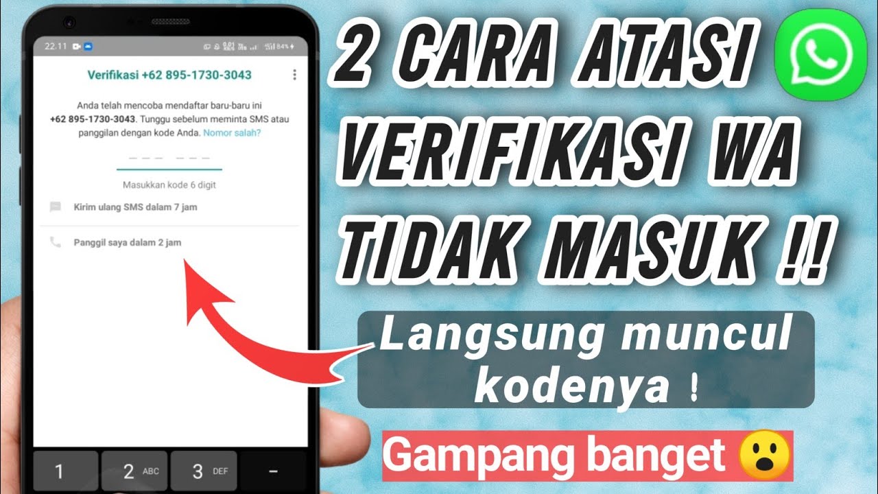 Kenapa saya tidak menerima kode verifikasi whatsapp