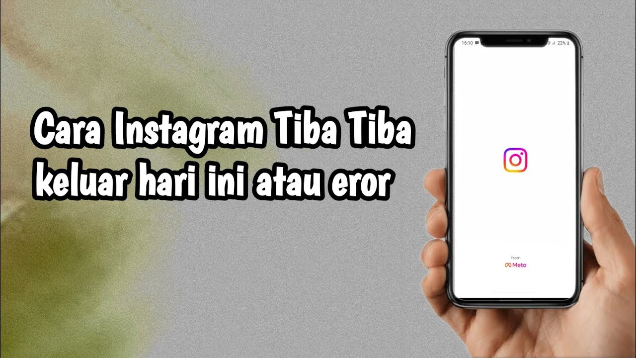 Instagram tiba tiba keluar sendiri