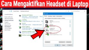 Cara memperbaiki suara headset di laptop