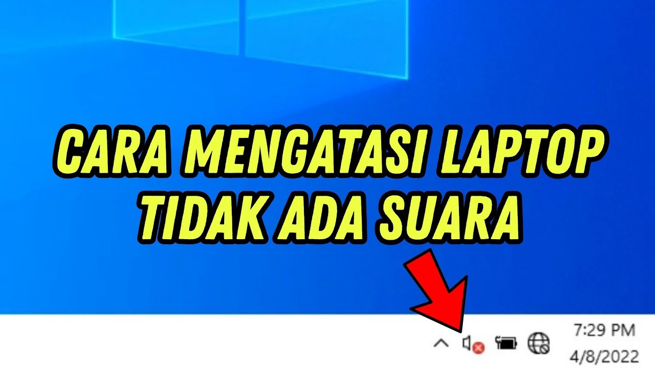 Kenapa suara di laptop tidak ada