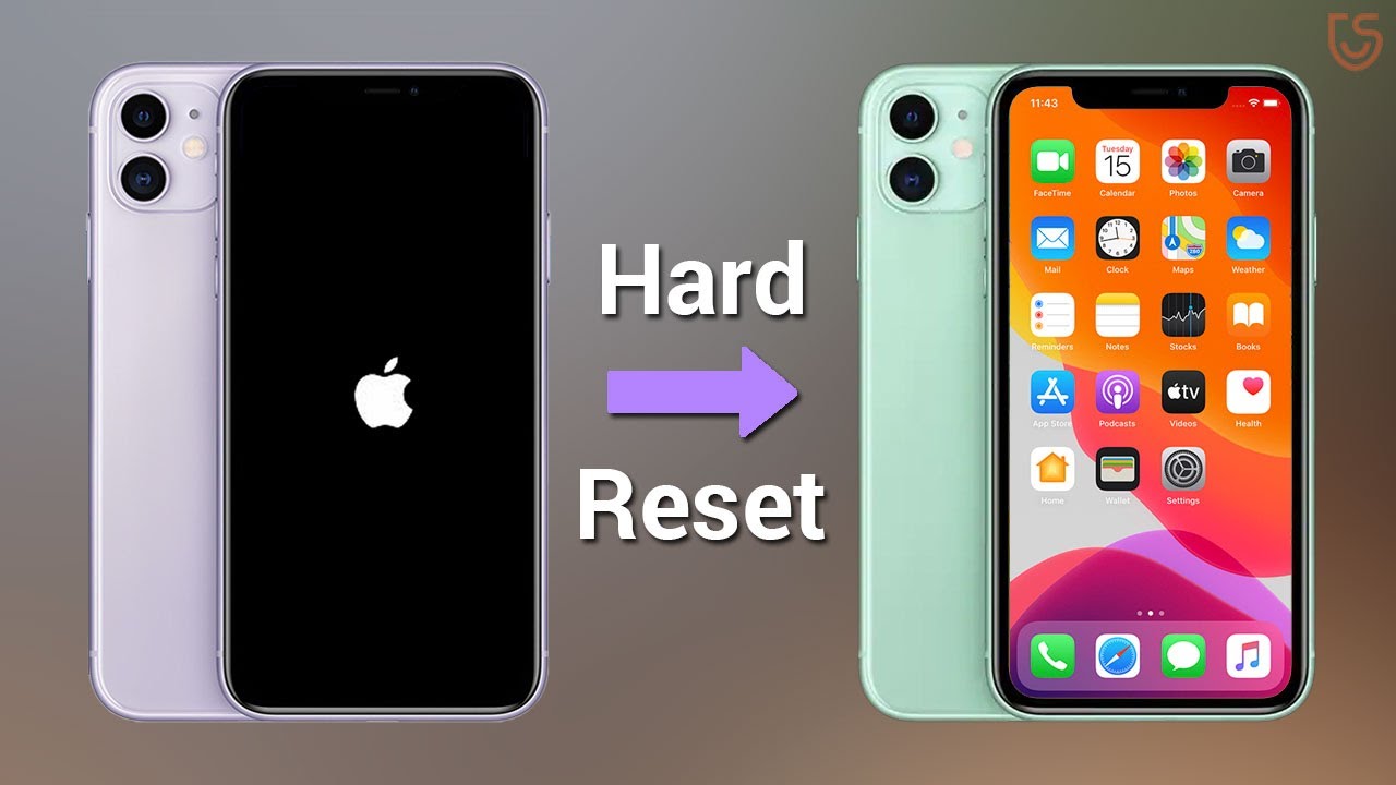 Cara hard reset iphone