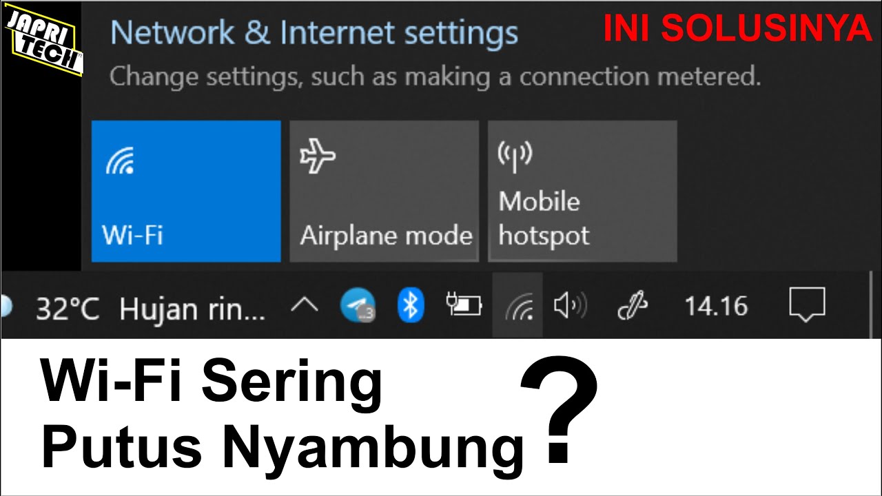 Kenapa wifi sering putus nyambung