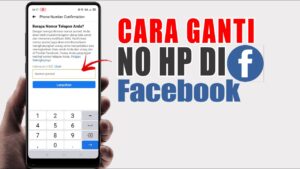 Cara mengganti nomor facebook