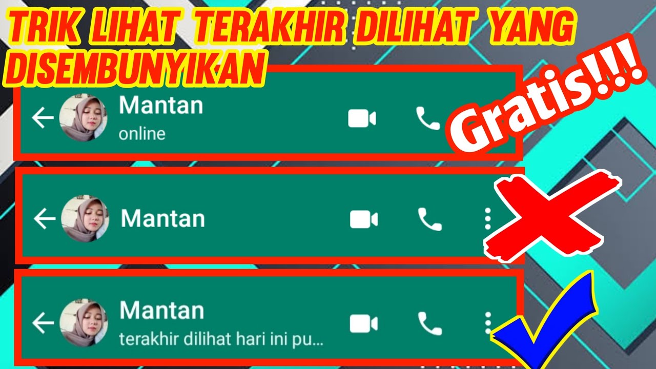 Cara menentukan terakhir dilihat di wa