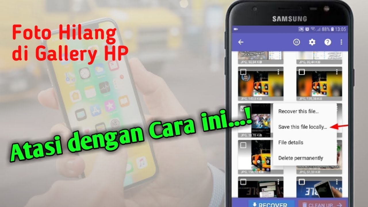 Cara mengembalikan foto yang hilang sendiri