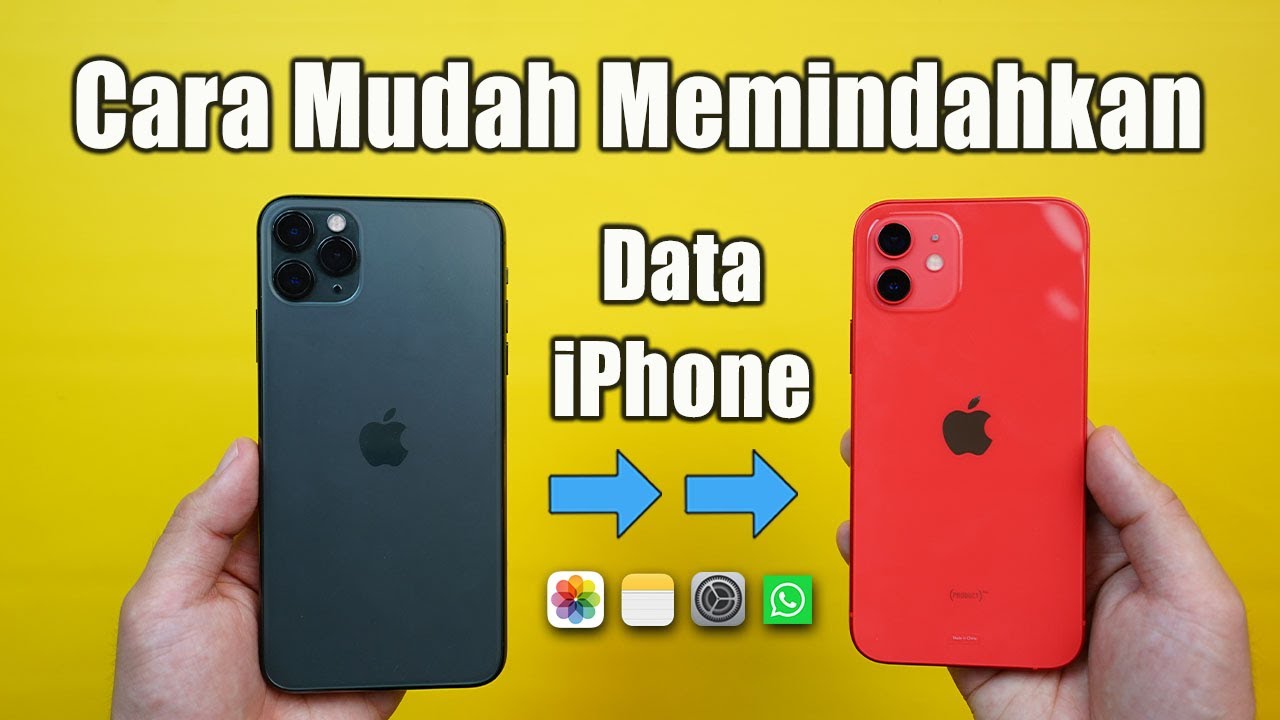 Cara transfer data iphone lama ke iphone baru