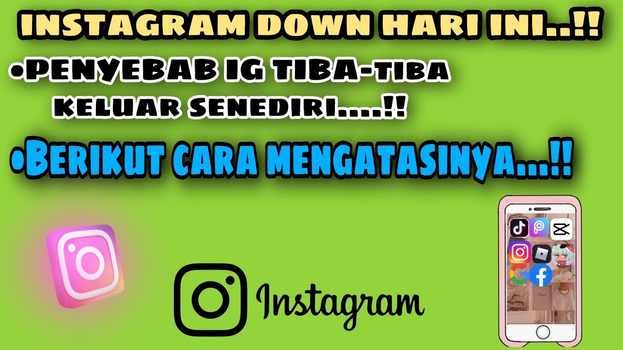 Kenapa ig tiba tiba keluar sendiri