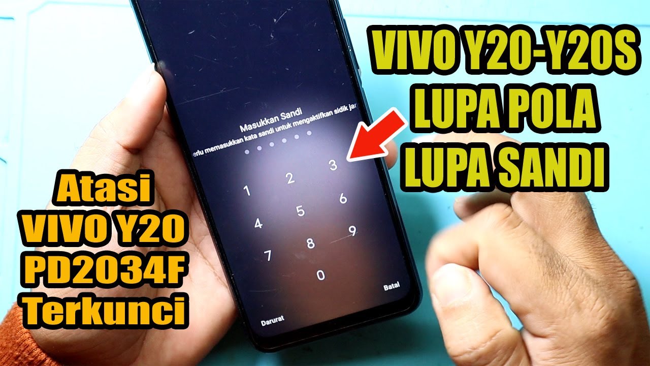 Cara membuka sandi hp vivo yang lupa