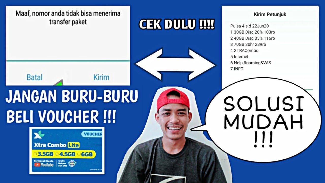 No xl tidak bisa terima paket