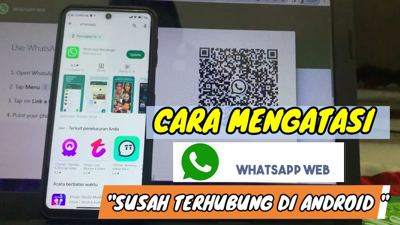 Whatsapp web tidak bisa terhubung