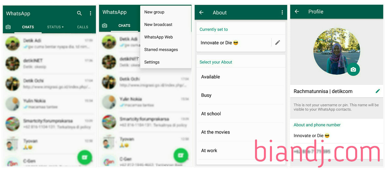 Status whatsapp berapa lama