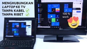 Menghubungkan laptop ke tv