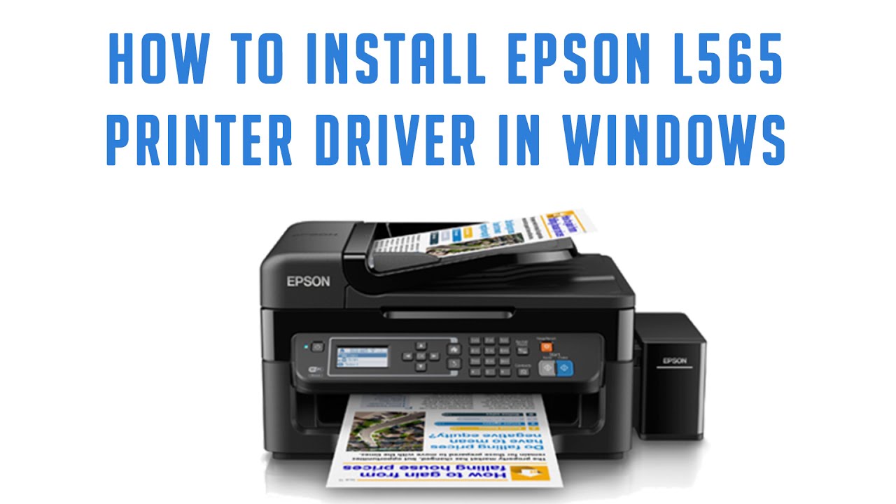 Instal printer epson l565