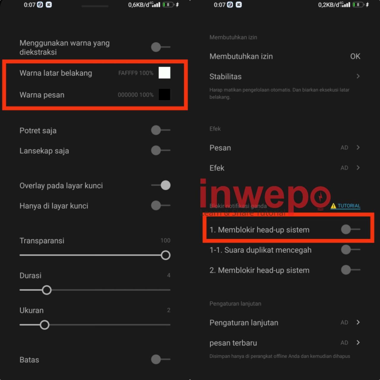 Notifikasi popup adalah