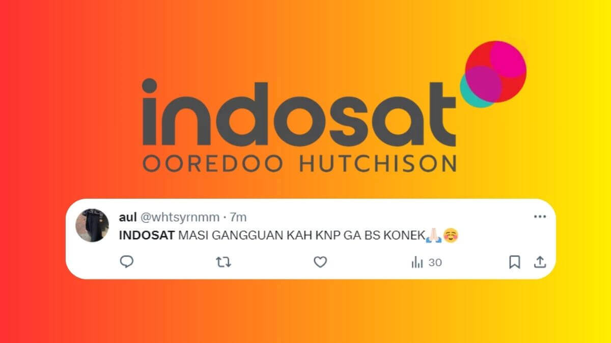 Kenapa indosat lemot hari ini