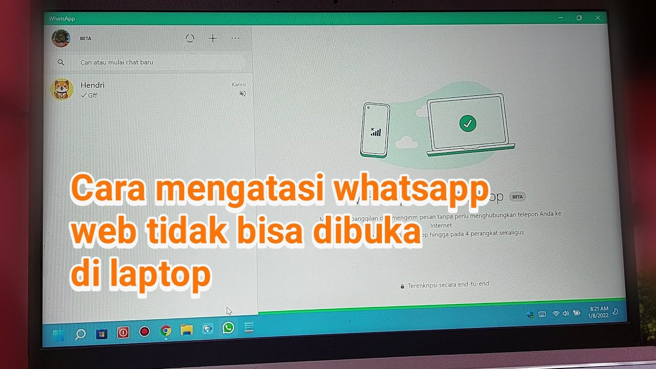 Whatsapp pc tidak bisa dibuka