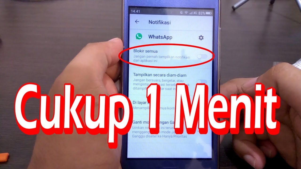 Cara mengatasi whatsapp tidak ada notifikasi masuk