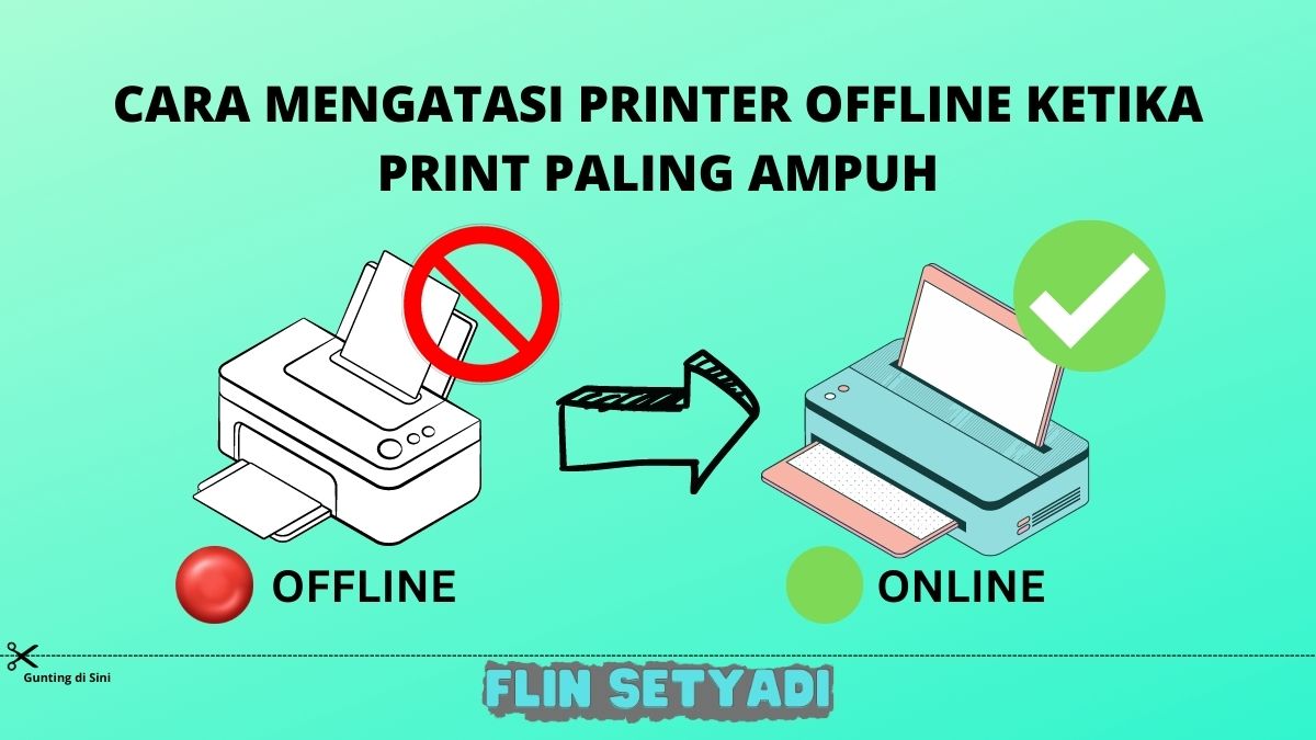 Mengatasi printer offline